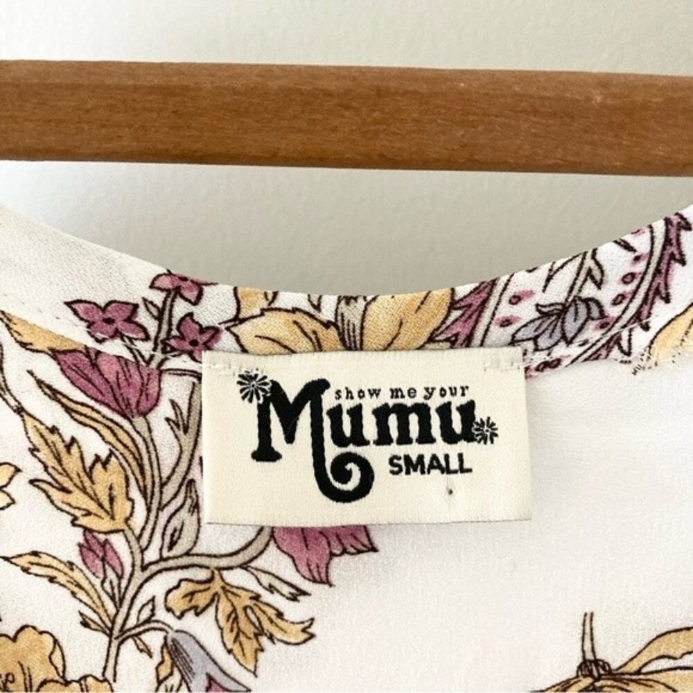 Show‎ Me Your Mumu Kamryn Cape in Flower Power Gauze S - Picture 3 of 5